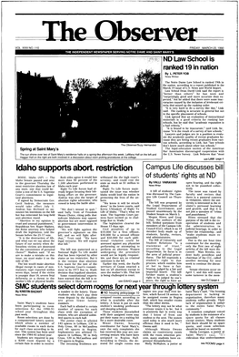 Idaho Supports Abort. Restriction Campus Life Discusses Bill