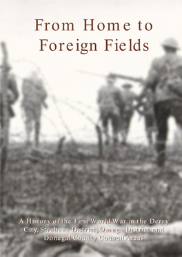 From Home to Foreign Fields (World War I Booklet
