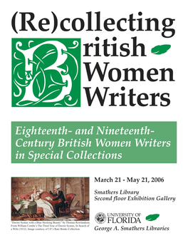 Eighteenth- and Nineteenth- Century British Women Writers in Special Collections