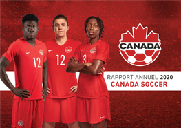 Rapport Annuel 2020 De Canada Soccer