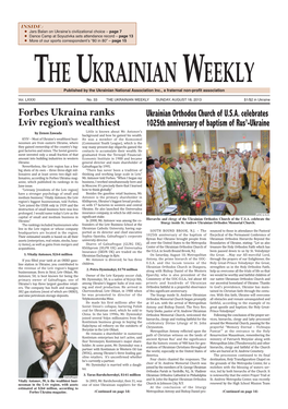 Forbes Ukraina Ranks Lviv Region's Wealthiest
