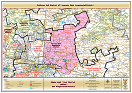 Cullinan Sub District of Tshwane East Magisterial District Main Seat / Sub District Within the Magisterial District