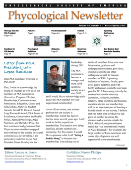 Phycological Newsletter