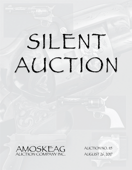 Auction No. 115 August 26, 2017 Amoskeagaugust 26, 2017 - Sale No