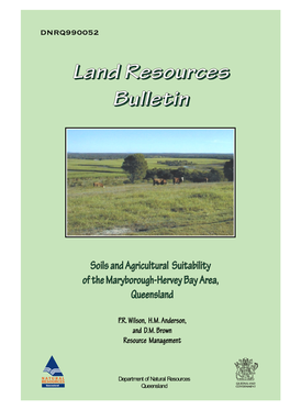 Soils and Agricultural Suitability of the Maryborough-Hervey Bay Area, Queensland