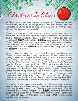 Cultural Christmas Celebration Facts