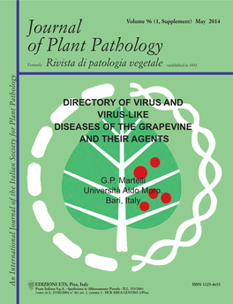 JOURNAL of PLANT PATHOLOGY VOLUME 96 (1, SUPPLEMENT) MAY 2014 ) Able) GFLV