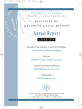 Annual Report 2008-09