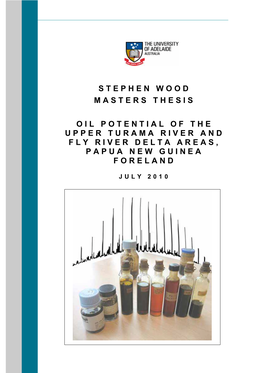 Oil Potential of the Upper Turama River and Fly River Delta Areas, Papua New Guinea Foreland
