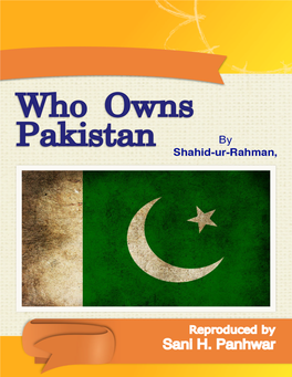Who Owns Pakistan by Shahid-Ur