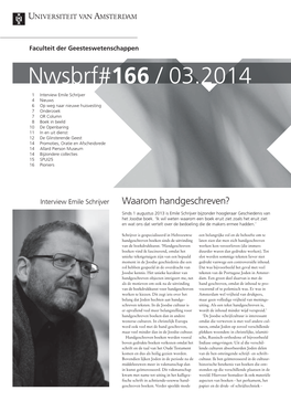 Nwsbrf#166 / 03.2014