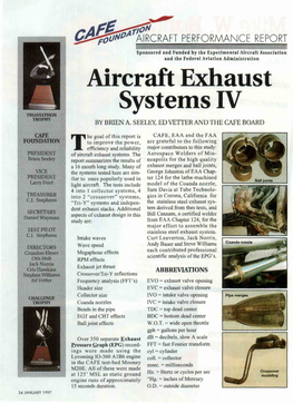 Aircraft Exhaust Systems IV