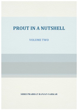 Prout in a Nutshell Volume 2 Second Edition E-Book