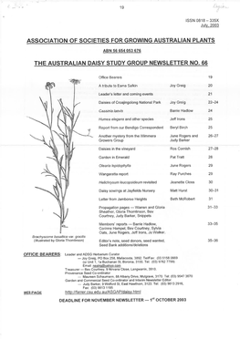 The Australian Daisy Study Group Newsletter No. 66