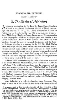 II.The Nobles Ofnoblesburg