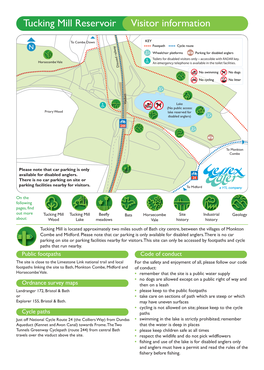 Tucking Mill Reservoir Visitor Information