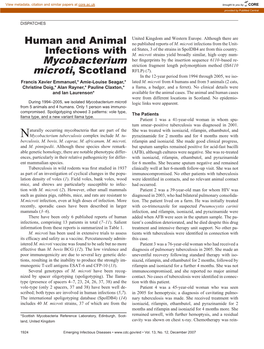 Mycobacterium Striction Fragment Length Polymorphism Method (IS6110 RFLP) (7)