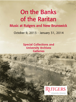 On the Banks of the Raritan Music at Rutgers and New Brunswick