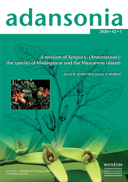 A Revision of Xylopia L. (Annonaceae): the Species of Madagascar and the Mascarene Islands