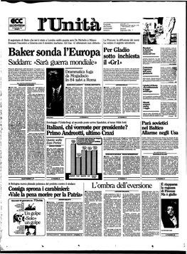 Baker Sonda L'europa