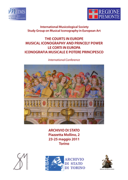 The Courts in Europe Musical Iconography and Princely Power Le Corti in Europa Iconografia Musicale E Potere Principesco Archivi