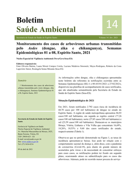 Boletim Saúde Ambiental 14