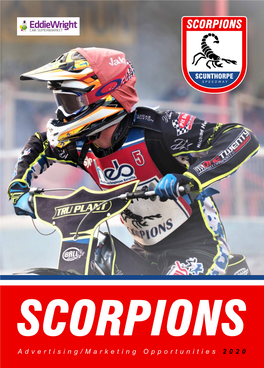 Scunthorpe Scorpions Advertising Marketing Opportunities 2020 Email