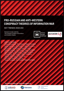 Pro-Russian and Anti-Western Conspiracy Theories of Information War Key Trends 2020-202