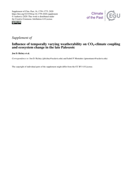 Supplement of Clim