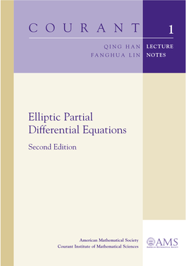 1 Elliptic Partial Differential Equations Second Edition