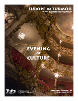 Download the Evening of Culture Program