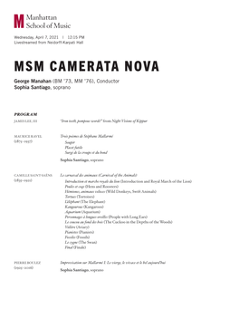 Msm Camerata Nova