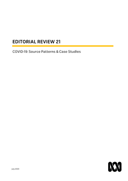 Editorial Review 21