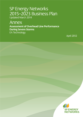 SP Energy Networks 2015–2023 Business Plan Annex