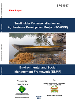 Smallholder Commercialization And