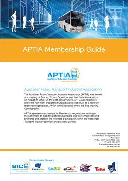APTIA Membership Guide
