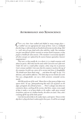 Astrobiology and Xenoscience 1