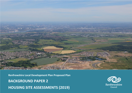 Background Paper 2 Housing Site Assessments (2019)