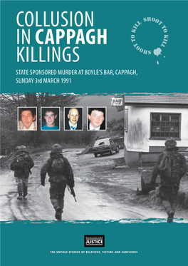 Cappagh Killings State Sponsored Murder at Boyle’S Bar, Cappagh, Sunday 3Rd March 1991