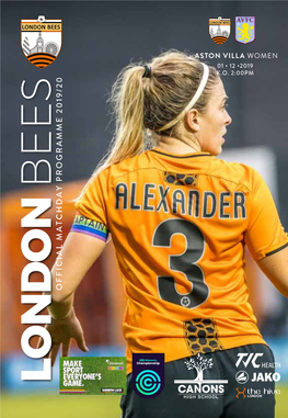Official Matchday Programme 2 0 19 /2 0