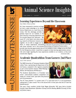 Animal Science Insights Newsletter