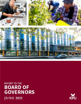 Report to the Board June 2021