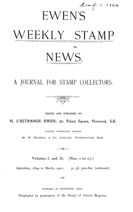 A Journal Lor Stamp Collectors