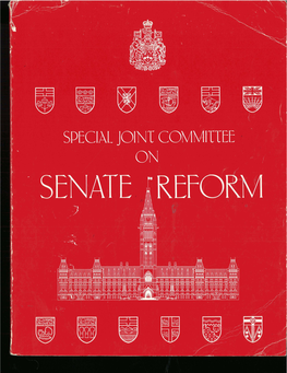 Special Joint Committee on Senate Reform, Second Session, Thirty-Second I'arliamcnt, 1983-84