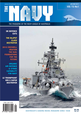The Navy Vol 73 No 1 Jan 2011
