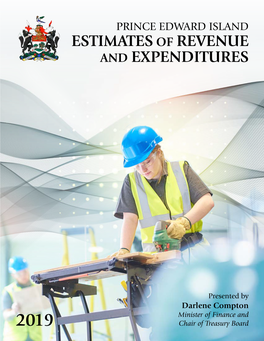 2019 Budget Estimates of Revenue and Expenditures