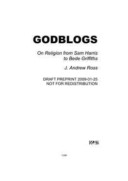 GODBLOGS on Religion from Sam Harris to Bede Griffiths J