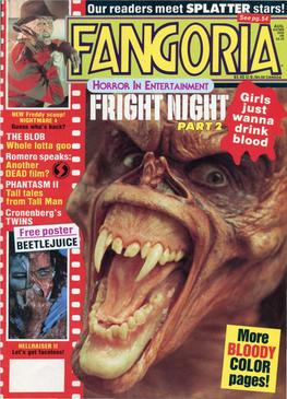 8LOODY COLOR Pagesl FANGORIA - '6