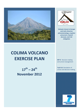 Colima Volcano Exercise Plan