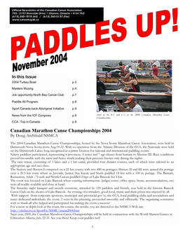 Canadian Marathon Canoe Championships 2004 by Doug Archibald NSMCA